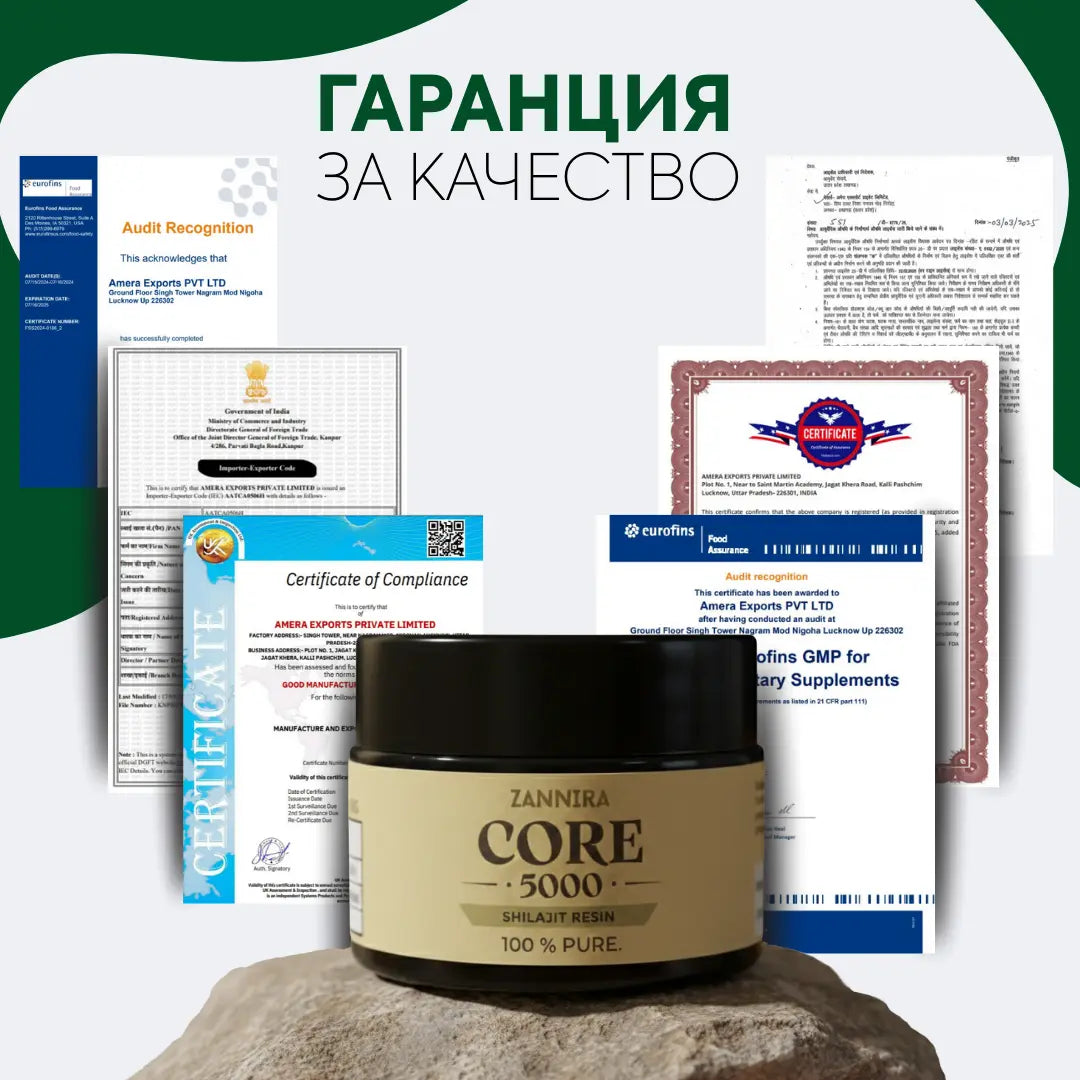 Хималайски шилажит смола ZANNIRA CORE 5000 - 30гр.